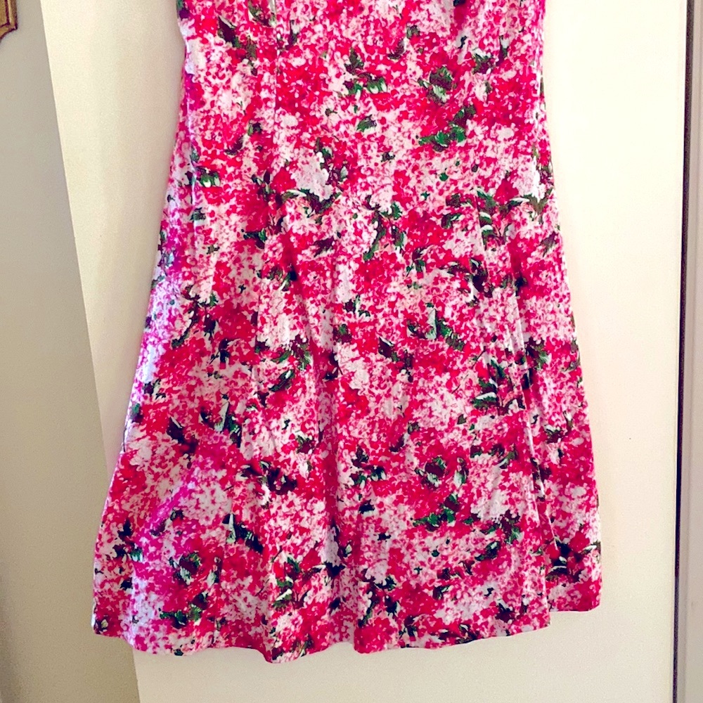 Talbots floral A-line dress. NWOT - Picture 3 of 7